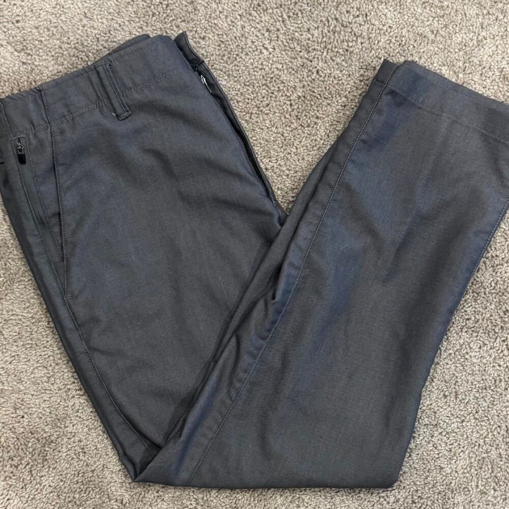 Eddie-bauer Men's Grey and Navy Trousers